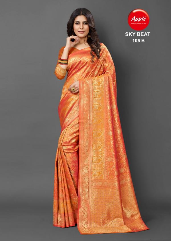 Apple Sky Beat 105 Festival Wear Silk Saree Collection